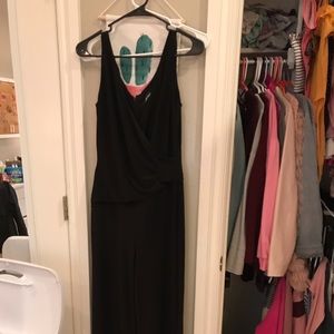 Nine West Black full length jumpsuit